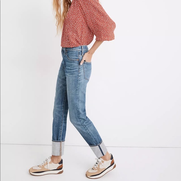 Madewell Classic Straight Jeans in Cristoforo Wash: Selvedge Edition - Picture 3 of 11